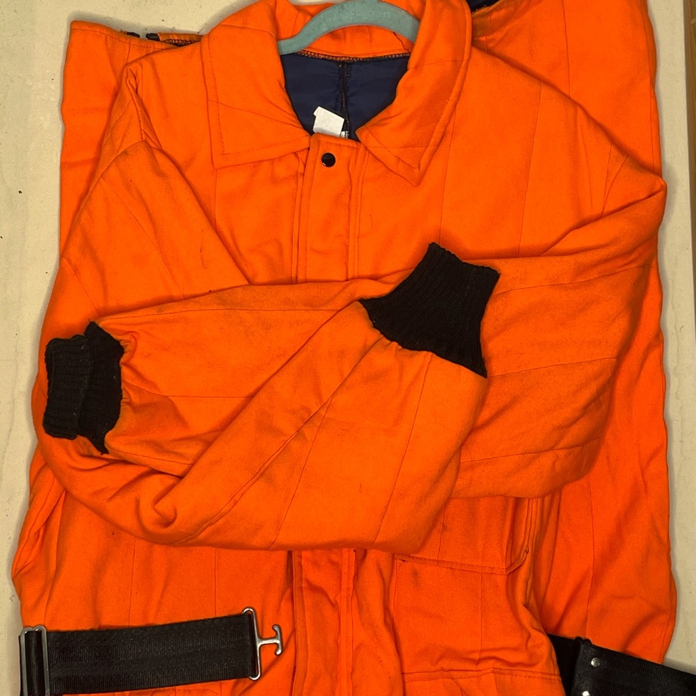Orange jump suit